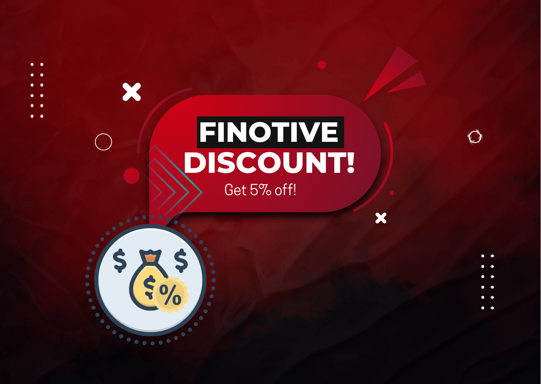Finotive Funding- Get a 5% discount+ 5% Profit split increase!