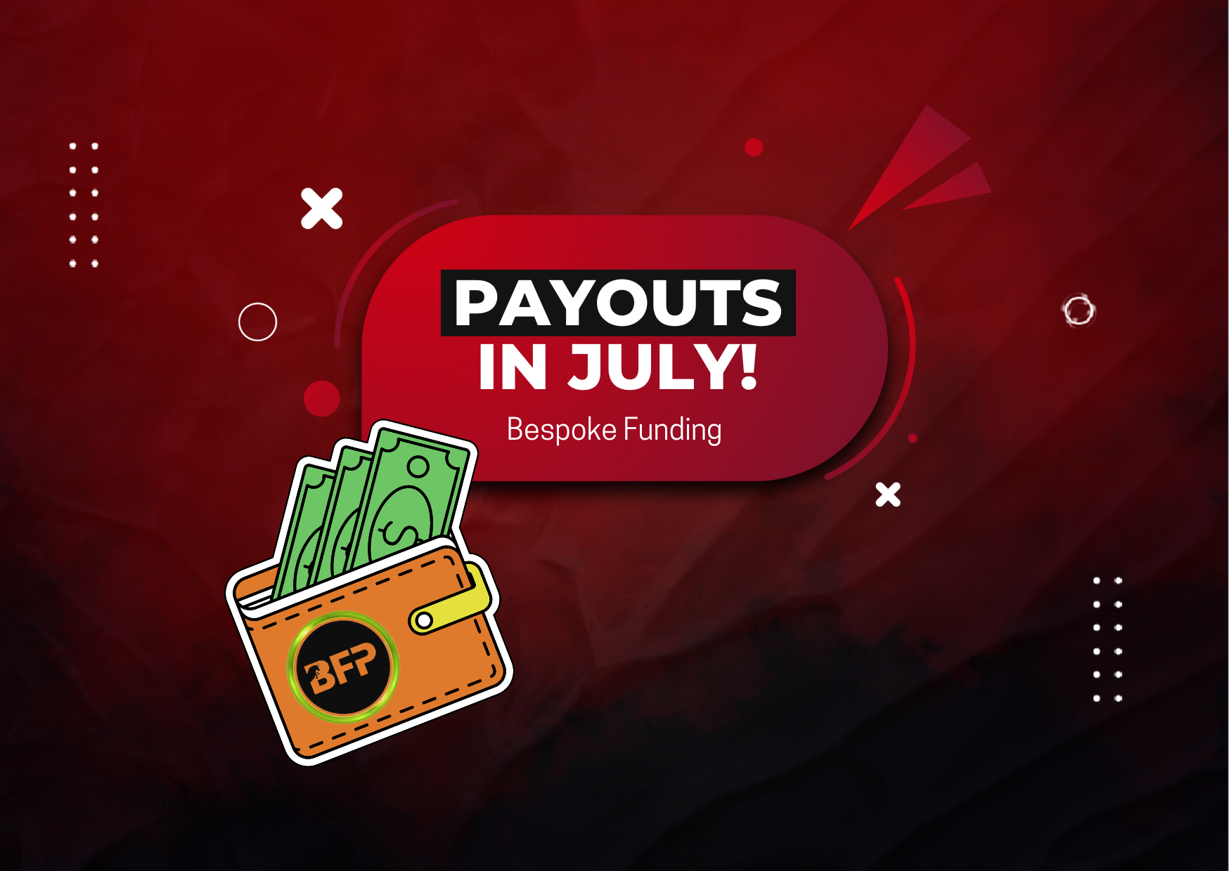 How much payout in July by Bespoke Funding so far?