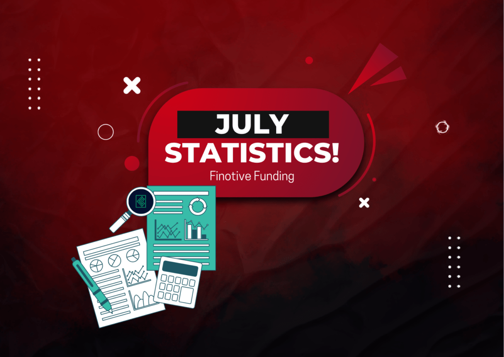 Finotive Funding July Statistics- New ones!