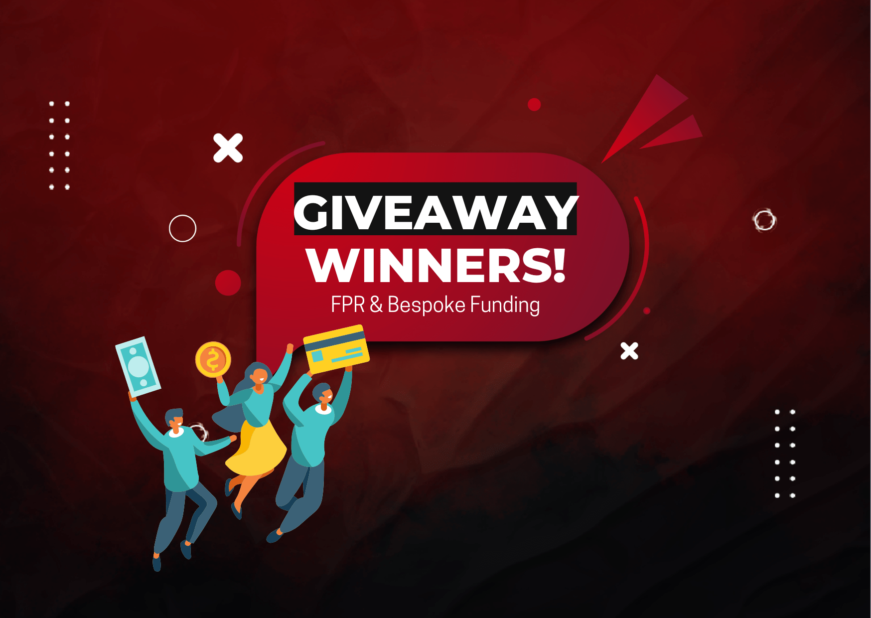 Forex Prop Reviews (FPR) & Bespoke Funding Giveaway Winners!