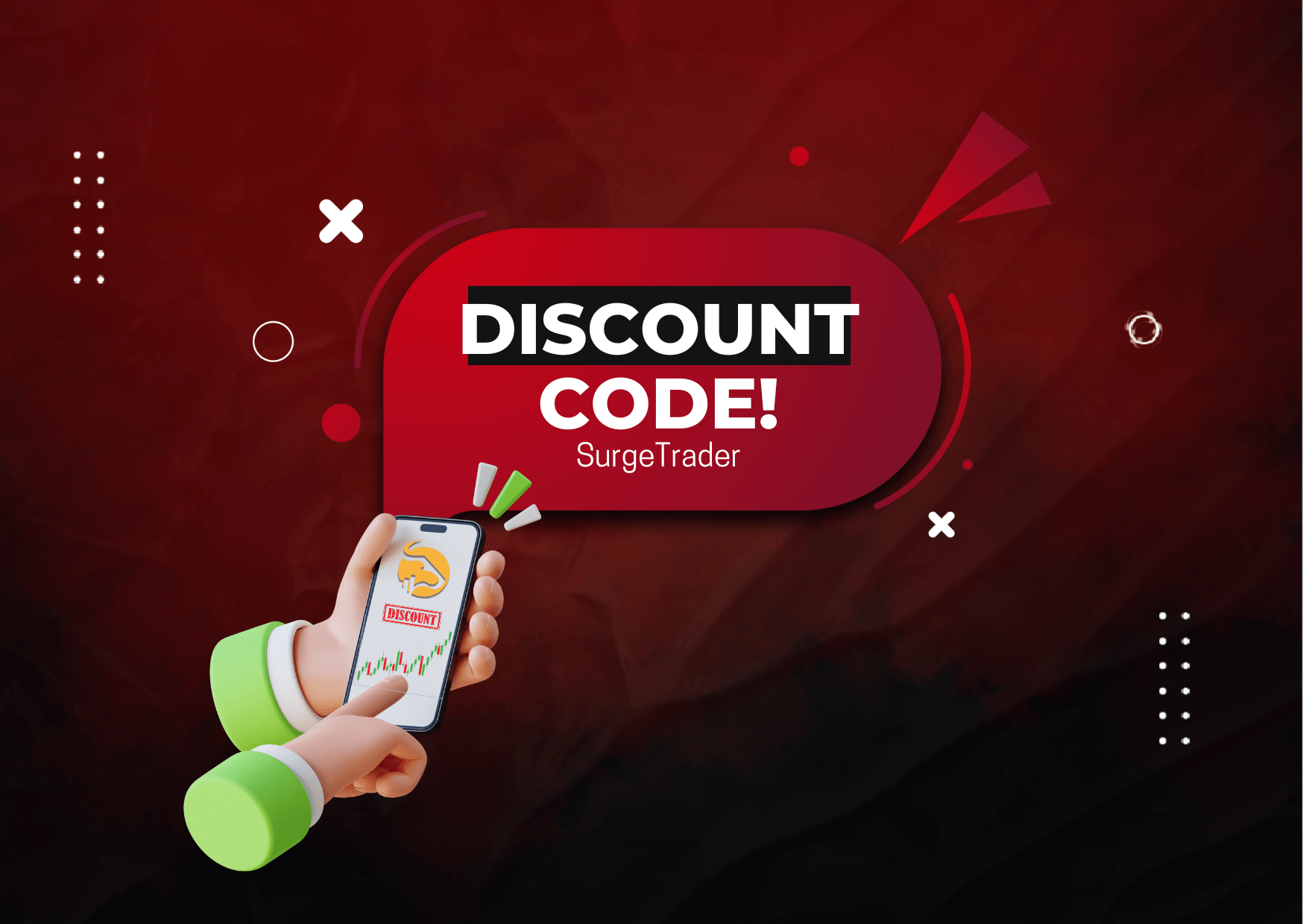 Join SurgeTrader Using our Discount Code for a 10% Discount!