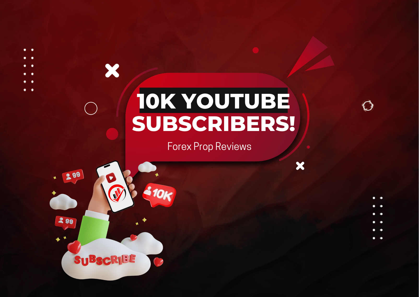 Forex Prop Reviews YouTube has 10k Subscribers Now!