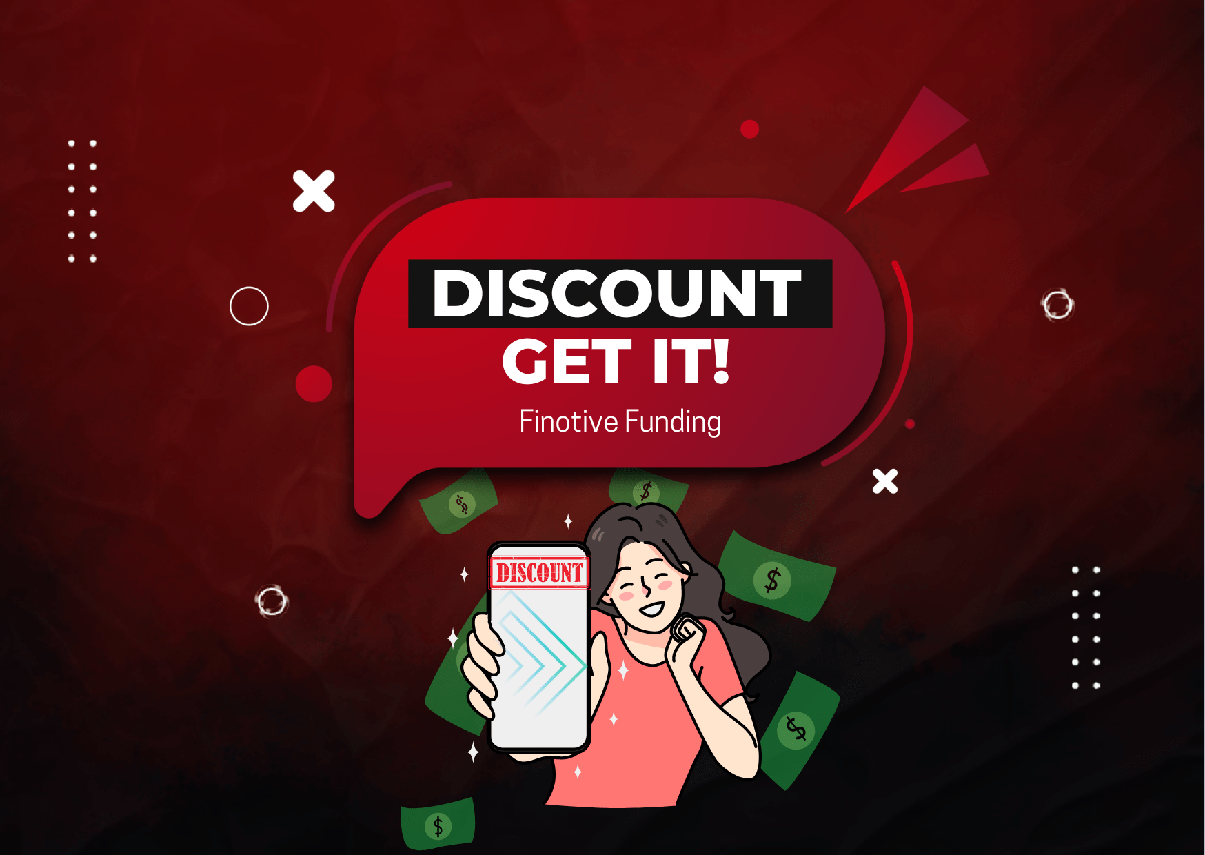 Finotive Pay Discount for Finotive Funding Accounts- Get it!