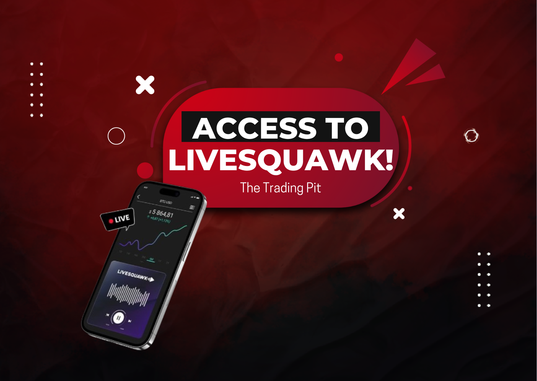 The Trading Pit’s Challenges Access to LiveSquawk!