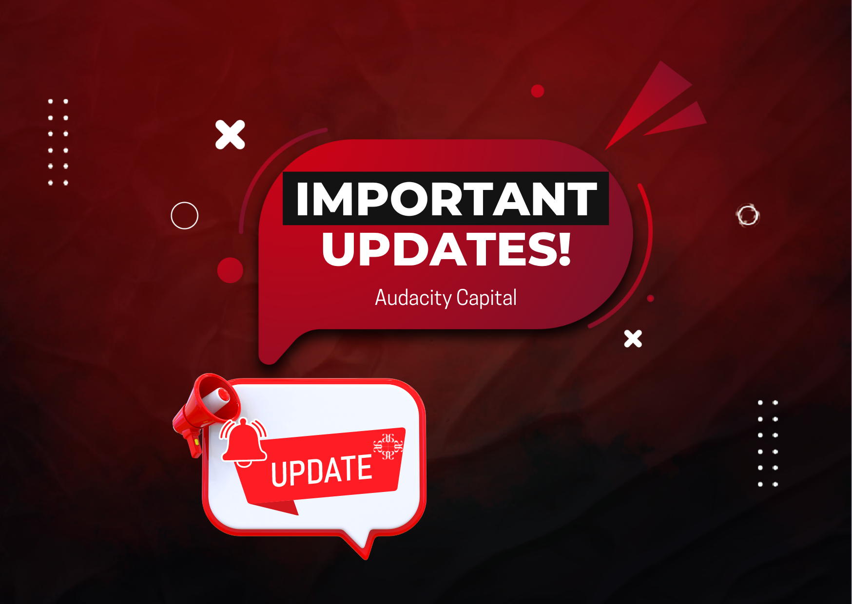 Audacity Capital Important Updates to Ability Challenge