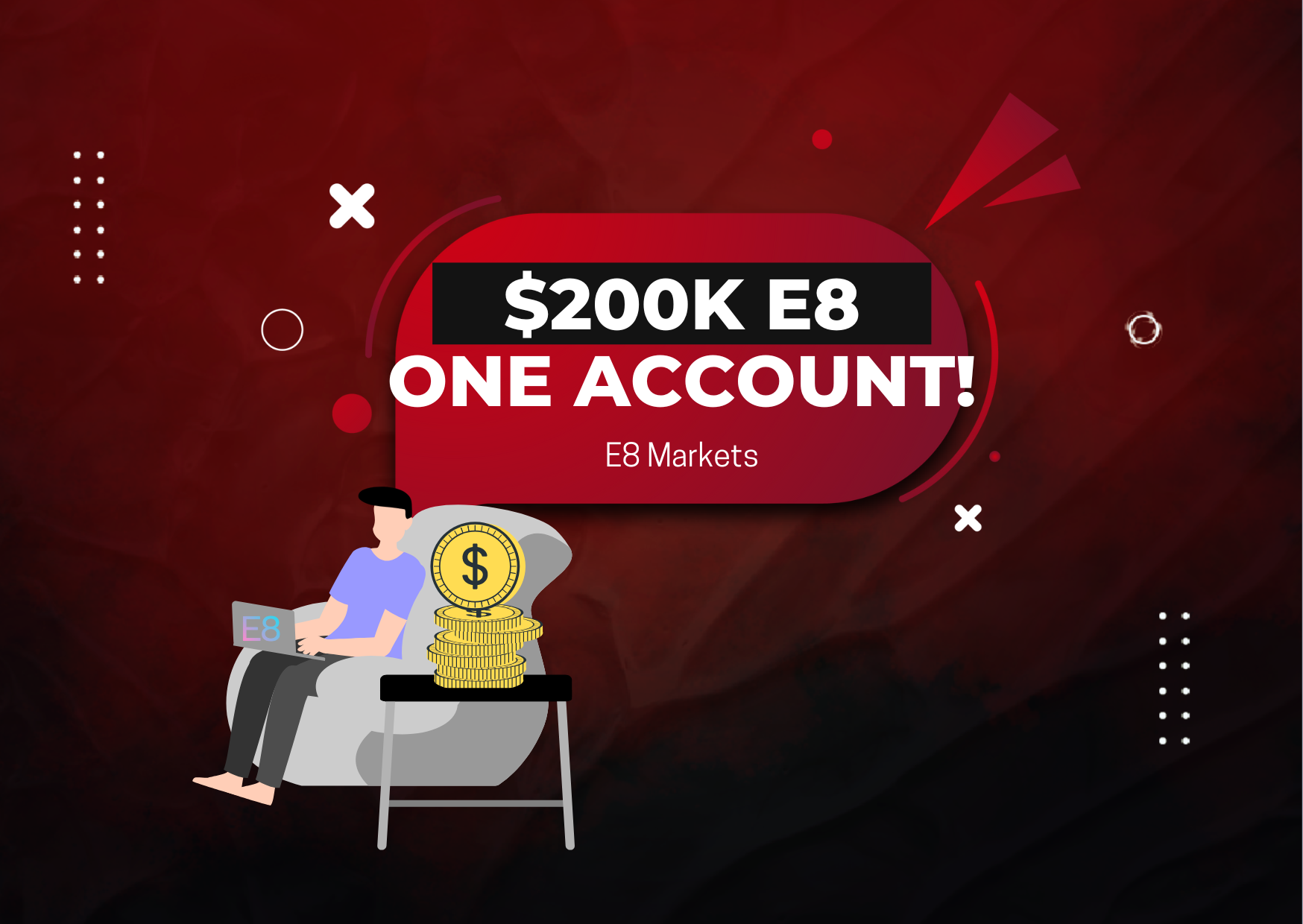 E8 Markets New $200K E8 One Account: Trade with More Capital