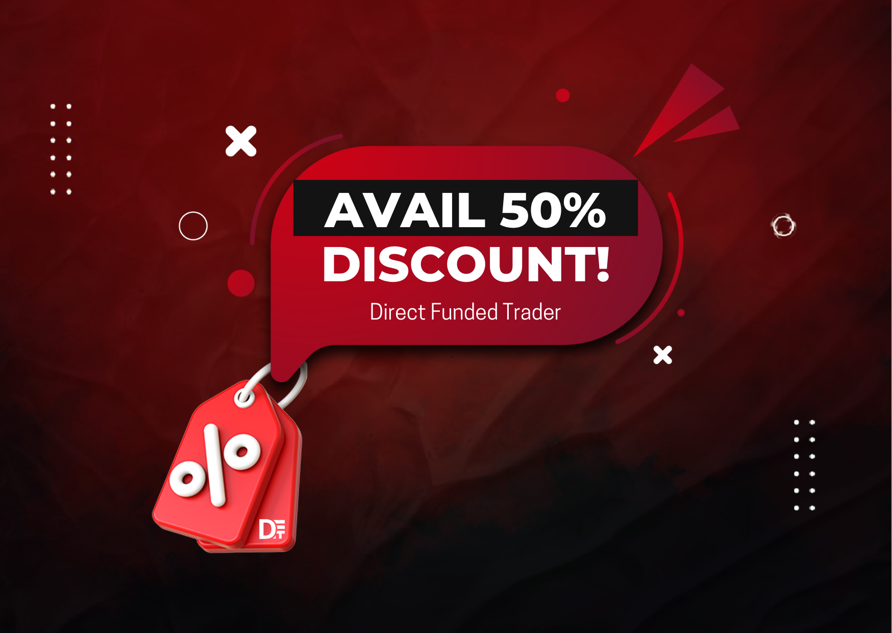 50% Discount for Direct Funded Trader: How to get it?